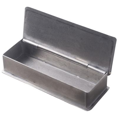 COOLHIYA Vintage Stainless Steel Toothpick Holder Box Resistant Decorative Dispenser for Home Bar Restaurant Use Rectangular Storage Case Keeps Toothpicks Clean and Organized