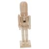 IMIKEYA Unfinished Nutcracker Figurine DIY Nutcracker Ornament for Christmas Decor Smooth Blank Surface for Painting Craft Decorative for Teens and Adults Gift view 1