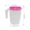 Luxshiny Reusable Plastic Water Pitcher with Lid Small Jug for Refrigerator Cold Water Spill Beverage Container for Home and Office Use view 2