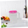 Luxshiny Reusable Plastic Water Pitcher with Lid Small Jug for Refrigerator Cold Water Spill Beverage Container for Home and Office Use view 4