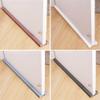 Under Door Draft Stopper 36.6 Inch Door Bottom Seal Strip Soundproof Weather Stripping Noise Blocker for Doors Gap Draft Excluder with Foam Insert(Brown) view 3