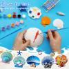 MORFEN 20 PCS Scallop Shells, Seashells for Crafts, 2''-3'' White Sea Shells for Crafting Decorating, Painting, Large Seashells to Paint DIY Craft Beach Wedding Party Decorations view 4