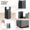 4 Pcs Adjustable Bed Risers With 4-Inch Height, Screw Clamp Furniture Risers, Heavy Duty For Sofa, Desk, Chair, Tables, Fit Furniture Legs 0.87-1.65 view 4