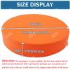 1/2 Piece Waterproof Round Chair Cushions in 12/14/16" - Soft Circular Seat Pads for Classroom, Office, Outdoor, Kitchen, Dining Room, Car & Patio, with Washable Covers(18,1pc: 45x8cm/18x3in) view 2