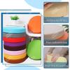 1/2 Piece Waterproof Round Chair Cushions in 12/14/16" - Soft Circular Seat Pads for Classroom, Office, Outdoor, Kitchen, Dining Room, Car & Patio, with Washable Covers(18,1pc: 45x8cm/18x3in) view 3