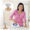 Amosfun Compact Coat Ironing Stool with Thickened Wood Base and Non Slip Bottom High Density Insulation Sponge for Stable Clothes Ironing Accessory for Shirts and Jackets Random Color view 3