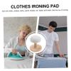 Amosfun Compact Coat Ironing Stool with Thickened Wood Base and Non Slip Bottom High Density Insulation Sponge for Stable Clothes Ironing Accessory for Shirts and Jackets Random Color view 4