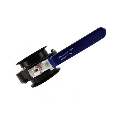 2/3-Inch Tri-Clover Butterfly Valve For Tri-Conical Fermenter Pressure-Rated, Brewing Equipment for Beer, Wine, Mead 1 Piece(2 Inchx 2 Inch)