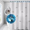 Decorative Acrylic Shower Curtain Hooks 12pcs for Bathroom view 4