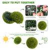 11.8 Inch Large Artificial Topiary Balls Set of 4,Fake Greenery Hanging Balls for Home Decor Indoor and Outdoor,Mi Zilan view 3