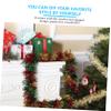 Square Iron Wreath Frames 2Pcs DIY Festival Home Decor Hanging Rings view 3