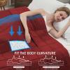 Red Weighted Blanket for Adults 15lbs, 60"x80", Queen Size Cooling Heavy Throw Blanket for 140-160lbs, Microfiber Soft Thick Big Blankets Weighted Comforter Breathable Gifts for Sleeping view 2
