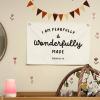 OSUNBD Bible Verse Canvas Banner for Classroom Nursery Kids Room Wall Decor view 4
