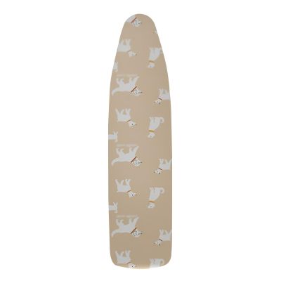 ZQKLHPL Ironing Board Cover and Pad Animal Pattern Replacement Cover, Suitable for Ironing Boards 90-120 x 30-38 cm(Yellow,42.1 L x 17.3 in W (107 x 44 cm))