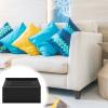 Chewtoyo 4-Pack Heavy Duty Bed Risers, Rectangular Black Furniture Lifts, Non-Slip Design for Extra Storage, Ideal for Home and Office Use, 4.52.42.9 view 2