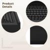 Chewtoyo 4-Pack Heavy Duty Bed Risers, Rectangular Black Furniture Lifts, Non-Slip Design for Extra Storage, Ideal for Home and Office Use, 4.52.42.9 view 4