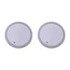 2 Pcs LED Car Light Up Coasters for Volvo EX90 2023, Acrylic Luminescent Waterproof Cup Shots Changing USB Charging Mat Glorifier Bottle Lights view 1