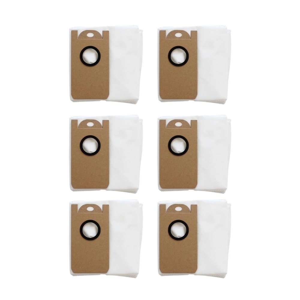 6pcs Reusable Dust Bag,Compatible For Laresar,L6 Pro Robot Vacuum Cleaner,Compatible For Ultenic,T10 Dirty Bag Replacement Spare Parts