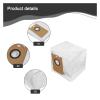 6pcs Reusable Dust Bag,Compatible For Laresar,L6 Pro Robot Vacuum Cleaner,Compatible For Ultenic,T10 Dirty Bag Replacement Spare Parts view 3