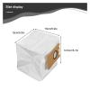 6pcs Reusable Dust Bag,Compatible For Laresar,L6 Pro Robot Vacuum Cleaner,Compatible For Ultenic,T10 Dirty Bag Replacement Spare Parts view 4