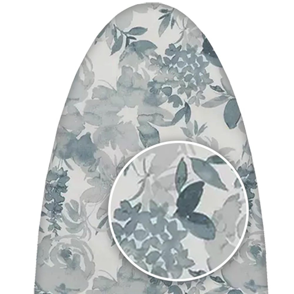 ClarUSA Replacement Ironing Board Cover fits Vintage Sears & JR Clark Rid Jid Models (Shy Blue Zinnia)
