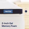 Nectar Softer Mattress Topper, Cal King, Gel Memory Foam, 2-Inch view 2