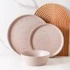 ONMYJFD 12-Piece Round Dinnerware Set Dishes and Plates Sets Dinner Set Dinner Set view 2