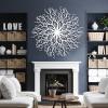 Abstract Tree Branch Metal Wall Art, Trees Of Life Wall Art, Tree Branch Metal Wall Decor for Living Room, BedroomGold, 19"Hx19"W/47x47cm view 2