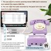 FiayaCom Audio Guest Book Wedding Phone,32GB Memory Customized Audio Messages, Volume Adjustable, with Message Replay Feature, Suitable for All Kinds of Party(Purple+Sign) view 3