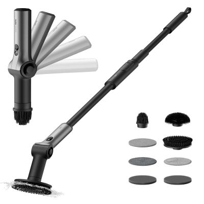 HOTO Flexi Cordless Electric Spin Scrubber, for Bathtub, Bathroom, Tile