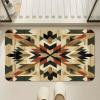 Aztec Tribal Bathroom Mat Absorbent, Southwestern Rustic Diatomaceous Earth Bath Mat 30"x48", Native American Floor Mat Non Slip Quick Dry Washable Small Shower Rug for Toilet Bathtub Kitchen view 4