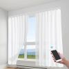 Bacocoo Electric Motorized Curtain Rail Track with Remote Control, Smart Curtains System Smartphone App Control Applicable for Home/Office. Automatic Curtain Opener 7.08-13.78ft. view 4