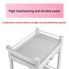 Movable Hand Trucks Storage Cart,Kitchen 3 Tier Service Cart Trolley,Beauty Salon Utility Rolling Cart,Load Capacity 100Kg/White/54 * 37 * 9,White-54 * 37 * 98Cm(White-54 * 37 * 98Cm) view 3
