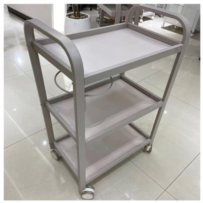 USZWBY Storage Cart for Variety Applications 3 Tier Movable Carts Kitchen Storage Hand Trucks Rolling Cart Shelf with Wheels Hair Beauty Salon Trolley Bathroom Kitchen(C-45 * 30 * 83Cm)