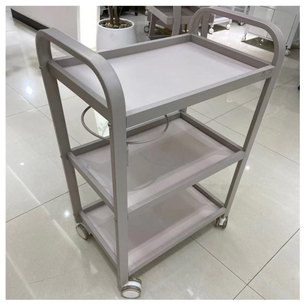 USZWBY Storage Cart for Variety Applications 3 Tier Movable Carts Kitchen Storage Hand Trucks Rolling Cart Shelf with Wheels Hair Beauty Salon Trolley Bathroom Kitchen(C-45 * 30 * 83Cm)