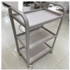 USZWBY Storage Cart for Variety Applications 3 Tier Movable Carts Kitchen Storage Hand Trucks Rolling Cart Shelf with Wheels Hair Beauty Salon Trolley Bathroom Kitchen(C-45 * 30 * 83Cm) view 1