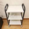 USZWBY Storage Cart for Variety Applications 3 Tier Movable Carts Kitchen Storage Hand Trucks Rolling Cart Shelf with Wheels Hair Beauty Salon Trolley Bathroom Kitchen(C-45 * 30 * 83Cm) view 4