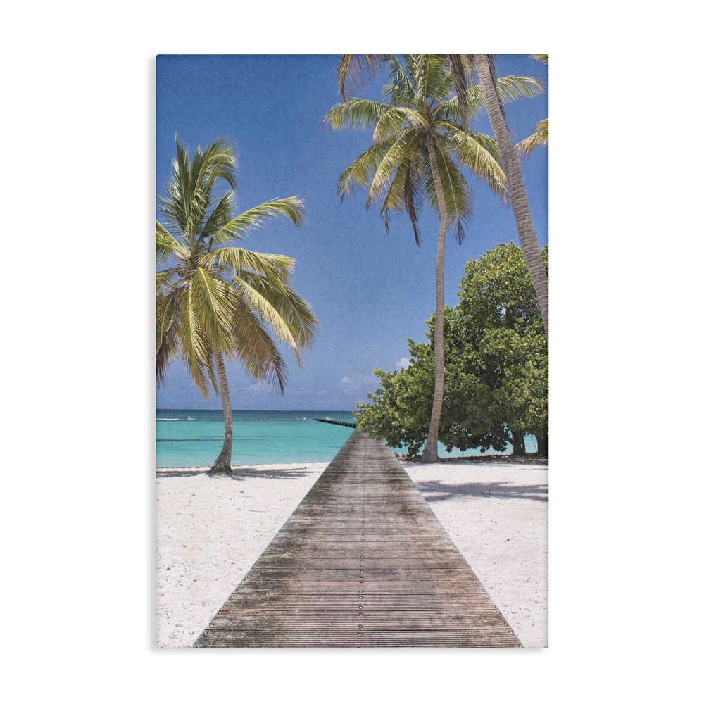 Stupell Industries 'Pristine Morning Tropical Coast'| Canvas Art