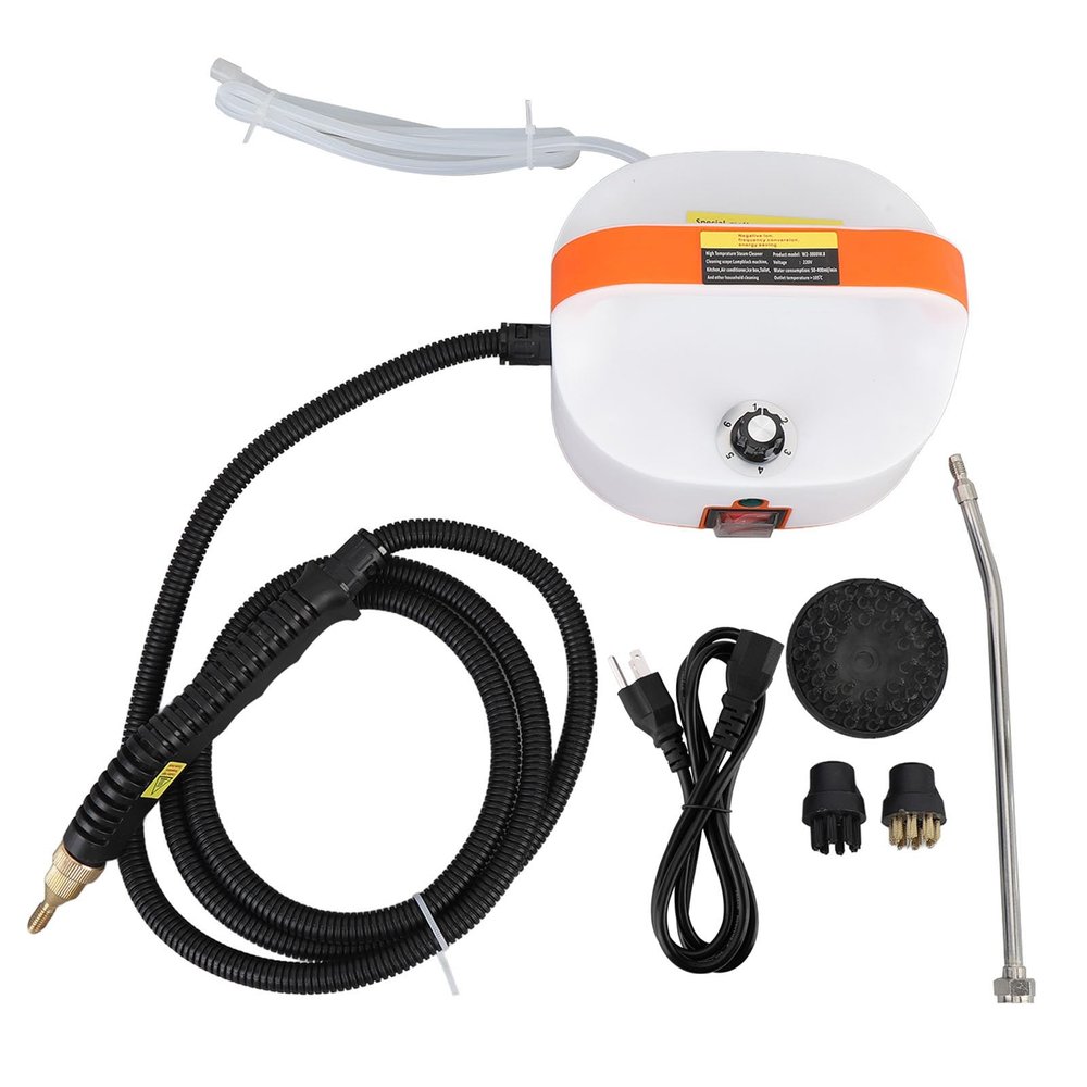 FLEXMAN Steam Cleaner, Portable 6 Speed Knob Multipurpose Handheld Pressurized Steam Cleaner for Home Car Bathroom Kitchen