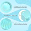 AGPTEK 24 Inch Bathtub Splash Guard with 10 Suction Cups, Silicone Tub Water Splash Guard for Bathtub, Bath Toy Tray Holder Play Shelf for Kids, Universal for Bathroom, Kitchen Sink (Green) view 4