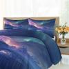 RUHEYIA Arctic Scenery Queen Bedding Sets Natural Phenomena 3 Pieces Bedding Sets Glacier Lake Soft Bedding Set Bedding Set for Kids Teens Adults view 4