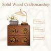 Chinese Solid Wood Nightstand, Freely Combinable Storage Cabinet, Suitable for Living Room, Bedroom and Entrance (Brown,19.6" L*16.5" W*18.9" H) view 4