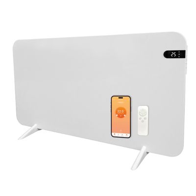 Knighaus 800W Smart Dual Space Heater  Wall heater and mobile use  WiFi App Control & Remote  Includes Towel Rack, Stand Feet & Mounting Kit  Color: White