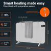 Knighaus 800W Smart Dual Space Heater  Wall heater and mobile use  WiFi App Control & Remote  Includes Towel Rack, Stand Feet & Mounting Kit  Color: White view 3