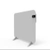 Knighaus 800W Smart Dual Space Heater  Wall heater and mobile use  WiFi App Control & Remote  Includes Towel Rack, Stand Feet & Mounting Kit  Color: White view 4