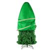 Upright Christmas Tree Storage Bag, Artificial Trees Transport Cover 600D Oxford Adjustable Waterproof Windproof Rainproof Dust-Proof Drawstring, 3-9 Foot Trees Standing (210D Green A,114 * 254cm) view 3