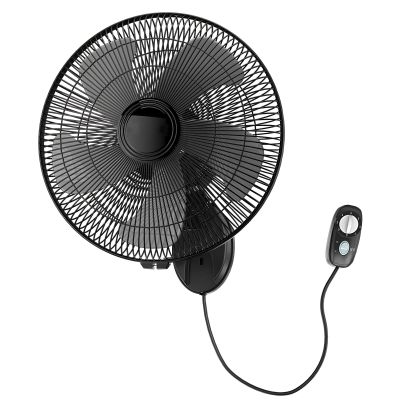16/18/20Inch Outdoor Oscillating Wall Mount Fan, Wall Mounted Fans with 3-Speed & Adjustable Tilt, 90 Oscillation & 30 Tilt for Workshop, Garage, Patios, Commercial(48cm/18in)
