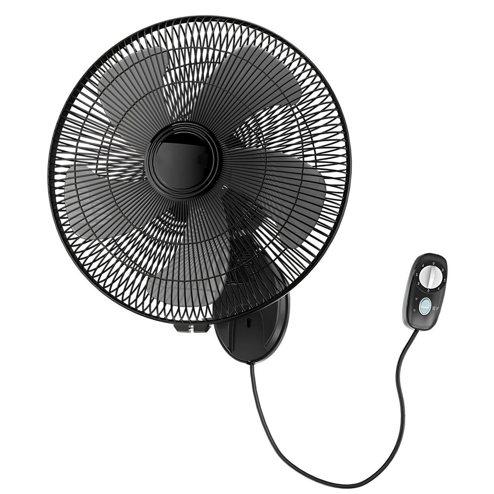 16/18/20Inch Outdoor Oscillating Wall Mount Fan, Wall Mounted Fans with 3-Speed & Adjustable Tilt, 90 Oscillation & 30 Tilt for Workshop, Garage, Patios, Commercial(48cm/18in)