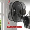 16/18/20Inch Outdoor Oscillating Wall Mount Fan, Wall Mounted Fans with 3-Speed & Adjustable Tilt, 90 Oscillation & 30 Tilt for Workshop, Garage, Patios, Commercial(48cm/18in) view 4