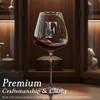 Initial Crystal Wine Glass for Red White Wine Women Gift Birthday Personalizados Copas Vino De Cristal Elegantes Regalos De Cumpleaos Navidad Para Mujer Mama Abuela Maestra 14 Febrero San ValentnF view 2